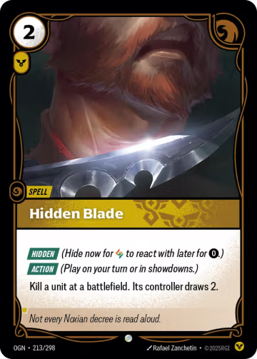 Hidden Blade OGN-213/298