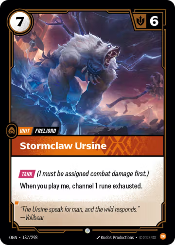 Stormclaw Ursine OGN-137/298
