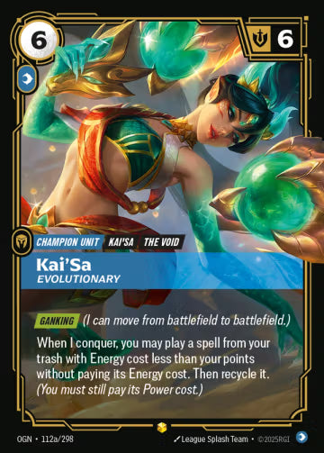 Kai'Sa, Evolutionary OGN-112a/298