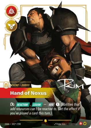 Darius, Hand of Noxus Signature