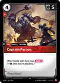Captain Farron OGN-015/298