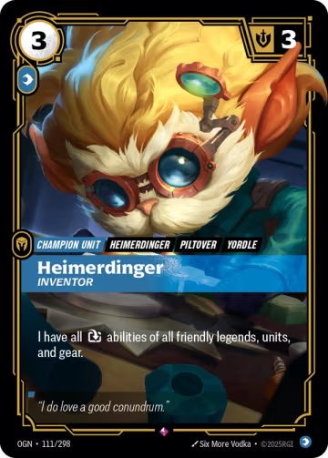 Heimerdinger, Inventor OGN-111/298