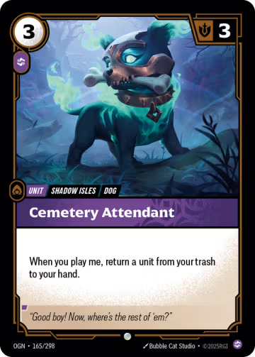 Cemetery Attendant OGN-165/298