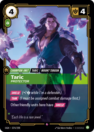 Taric, Protector OGN-074/298