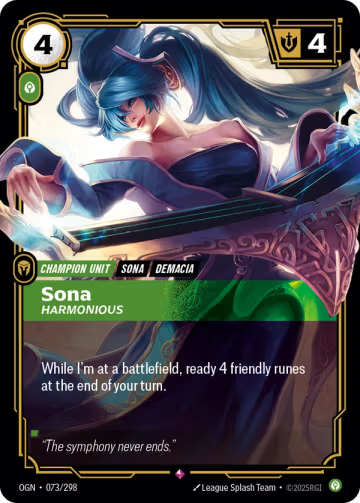Sona, Harmonious OGN-073/298