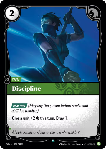 Discipline OGN-058/298