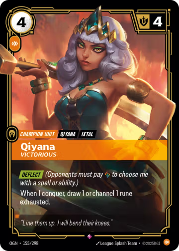 Qiyana, Victorious OGN-155/298