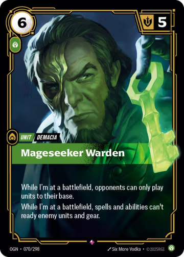 Mageseeker Warden OGN-070/298