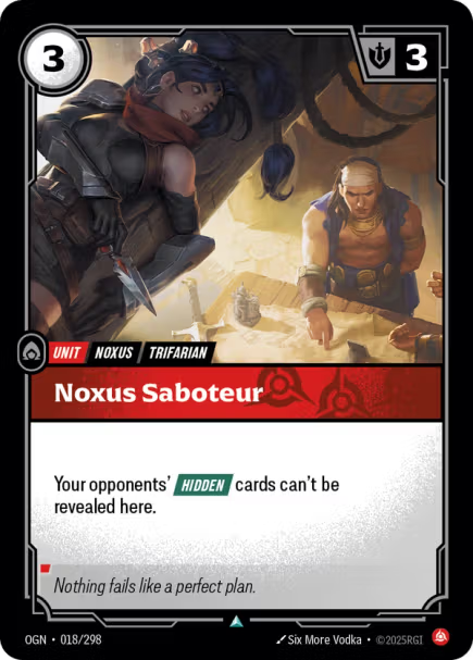 Noxus Saboteur OGN-018/298