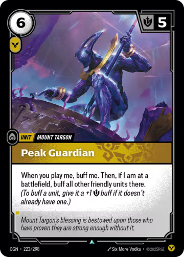 Peak Guardian OGN-223/298