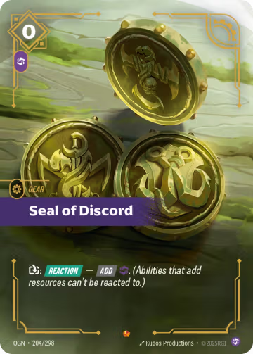 Seal of Discord OGN-204/298