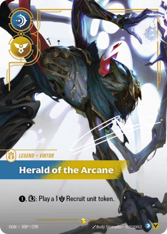 Viktor, Herald of the Arcane Signature