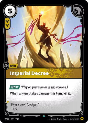 Imperial Decree OGN-221/298